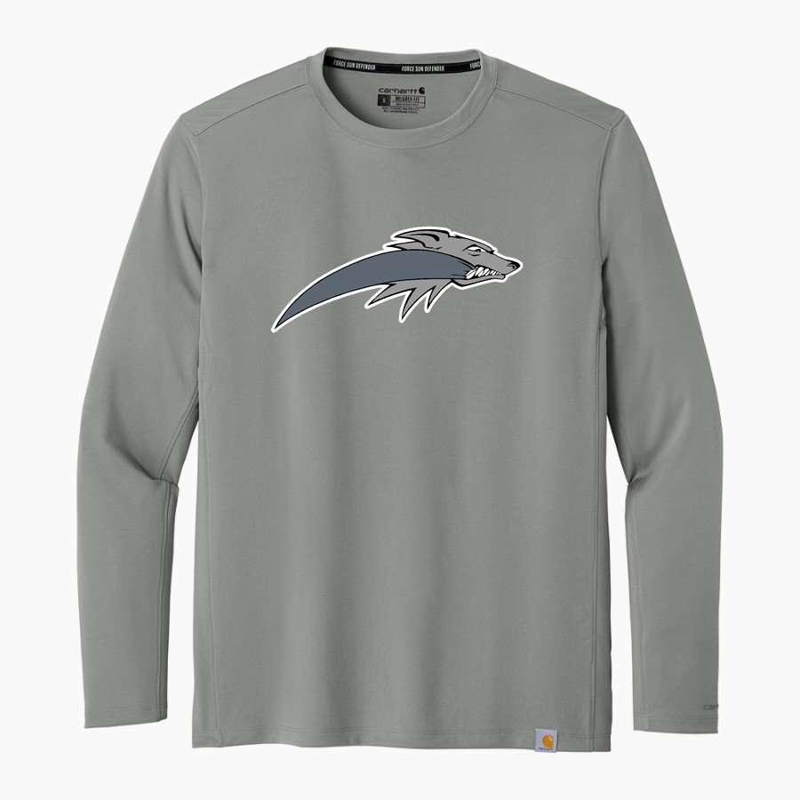 DENAIR HIGH SCHOOL COYOTES <span class="pdp-name-mascot">DENAIR COYOTES</span> Carhartt Men's Force Sun Defender Long Sleeve T-Shirt