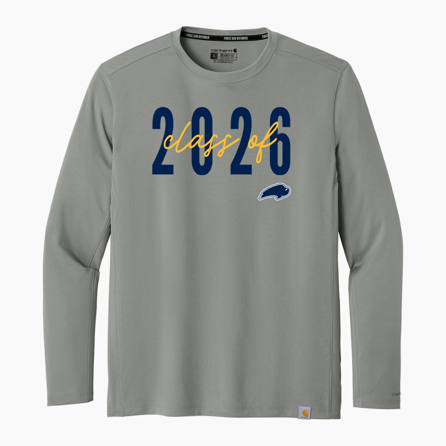 Elm Creek Buffaloes <span class="pdp-name-mascot">Elm Creek Buffaloes</span> Carhartt Men's Force Sun Defender Long Sleeve T-Shirt