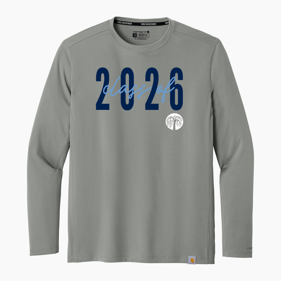 WILLOWS ACADEMY Eagles <span class="pdp-name-mascot">Willows Eagles</span> Carhartt Men's Force Sun Defender Long Sleeve T-Shirt