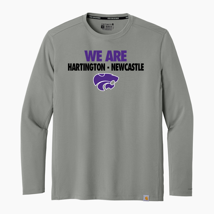 HARTINGTON-NEWCASTLE WILDCATS WILDCATS Carhartt Men's Force Sun Defender Long Sleeve T-Shirt