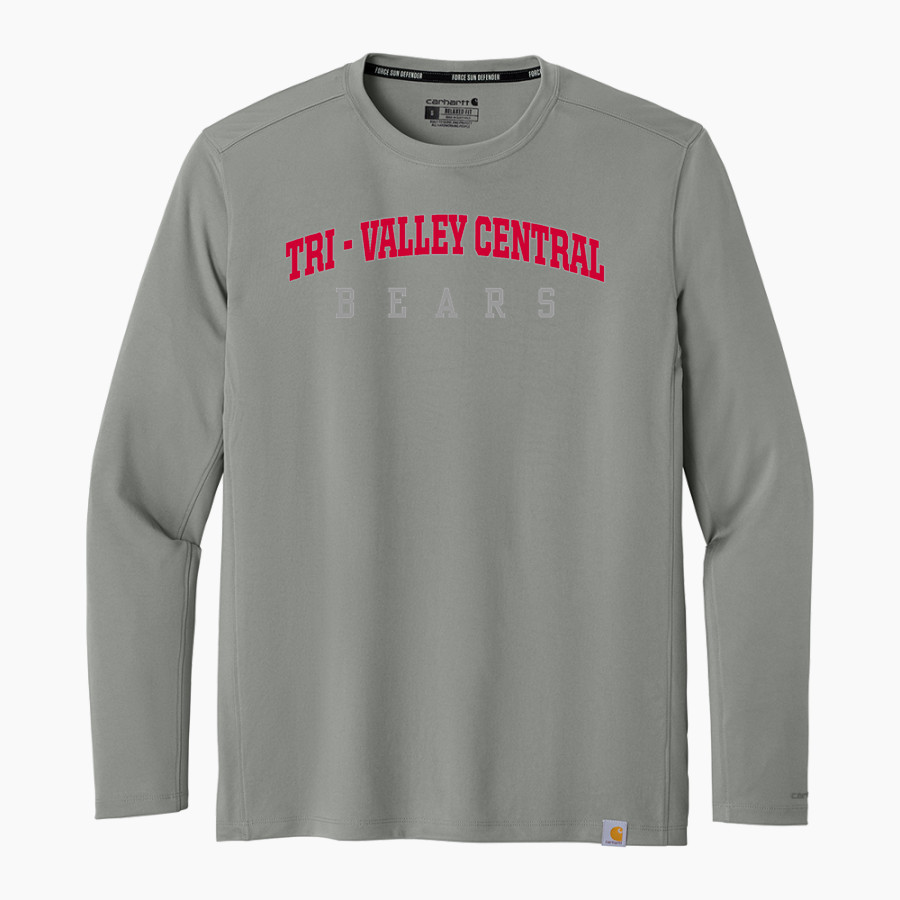 Tri - Valley Central Bears <span class="pdp-name-mascot">Tri - Valley Central Bears</span> Carhartt Men's Force Sun Defender Long Sleeve T-Shirt