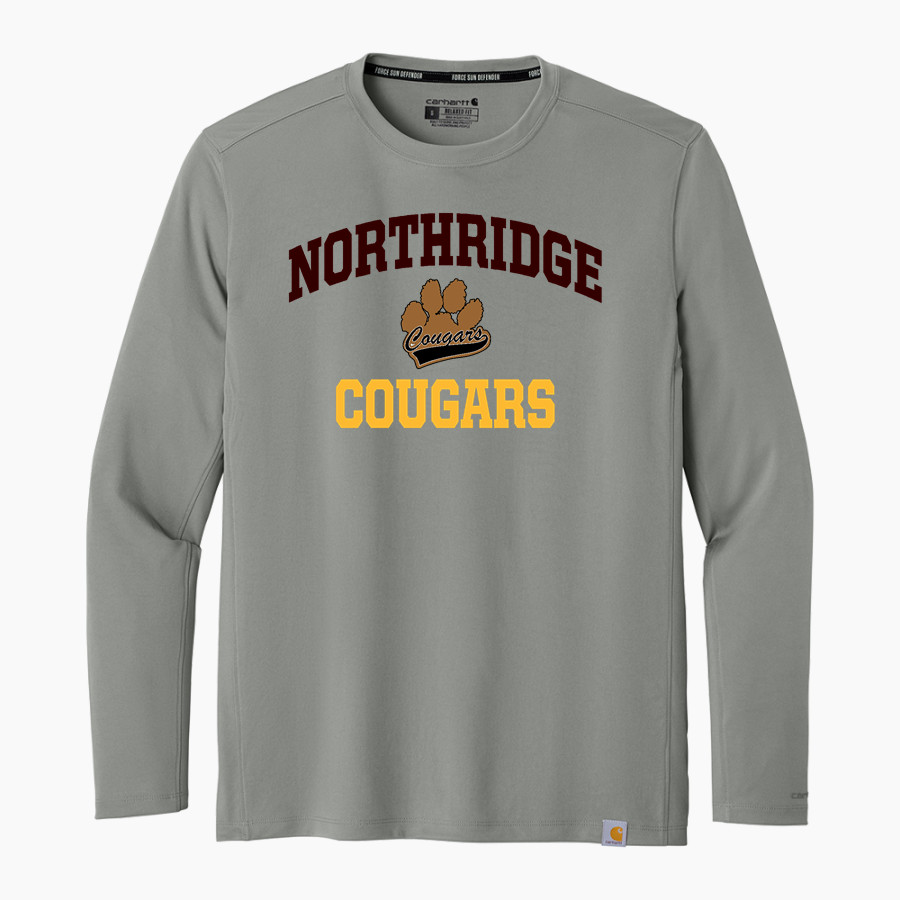 Northridge Cougars <span class="pdp-name-mascot">Northridge Cougars</span> Carhartt Men's Force Sun Defender Long Sleeve T-Shirt