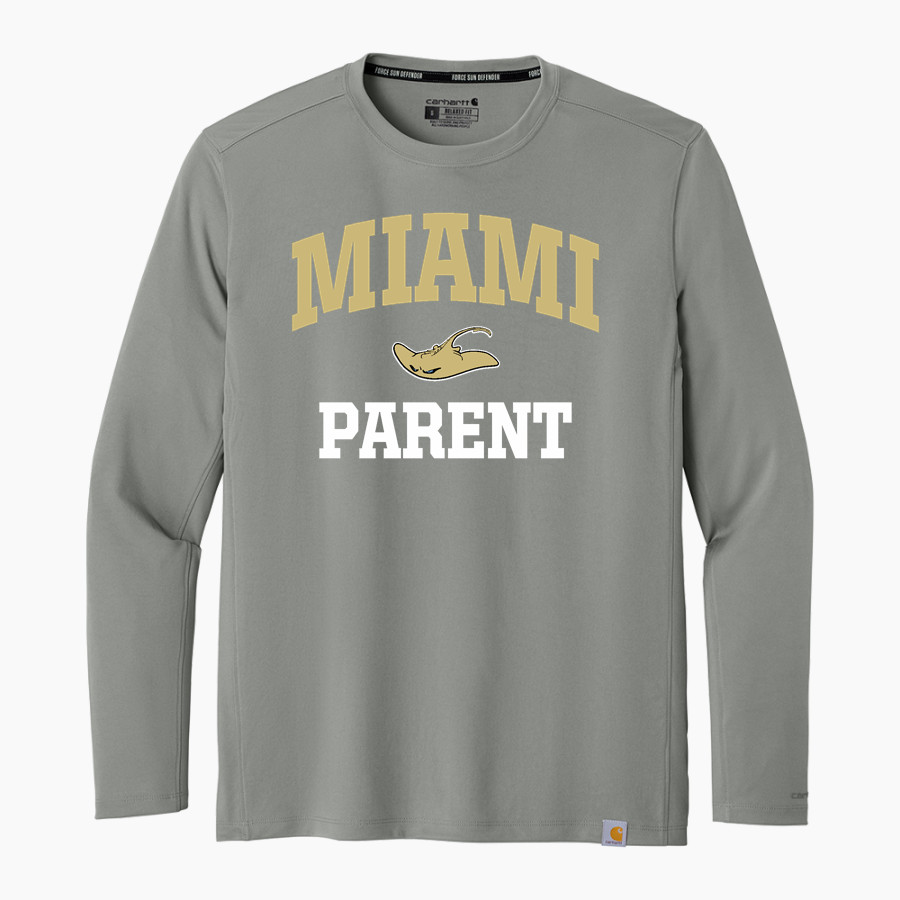 MIAMI SENIOR HIGH SCHOOL STINGAREES Carhartt Men's Force Sun Defender Long Sleeve T-Shirt