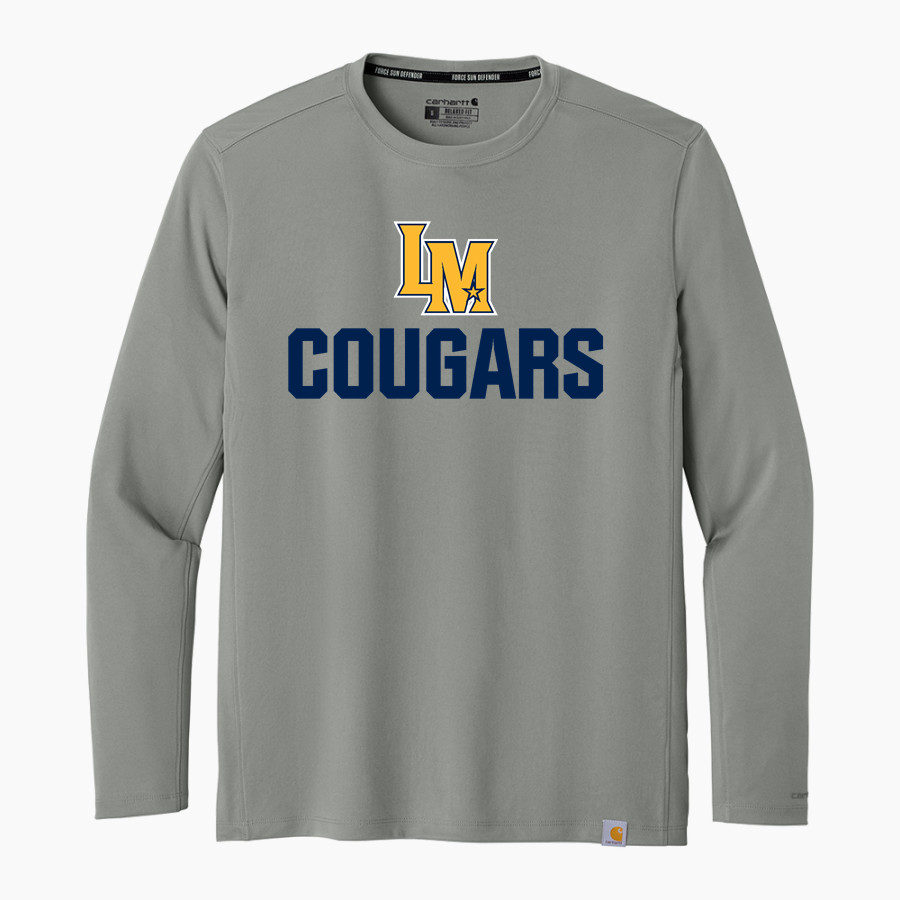 LA MARQUE HIGH SCHOOL COUGARS <span class="pdp-name-mascot">LA MARQUE COUGARS</span> Carhartt Men's Force Sun Defender Long Sleeve T-Shirt