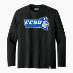 CCSU Blue Devils Carhartt Men's Force Sun Defender Long Sleeve T-Shirt Front Thumbnail