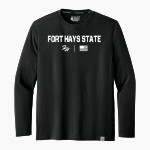 Fort Hays State University Tigers Carhartt Men's Force Sun Defender Long Sleeve T-Shirt Front Thumbnail
