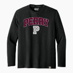 PERRY HIGH SCHOOL MAROONS Carhartt Men's Force Sun Defender Long Sleeve T-Shirt Front Thumbnail
