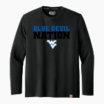 WATER VALLEY HIGH SCHOOL BLUE DEVILS Carhartt Men's Force Sun Defender Long Sleeve T-Shirt Front Thumbnail