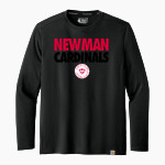 Newman Cardinals Carhartt Men's Force Sun Defender Long Sleeve T-Shirt Front Thumbnail