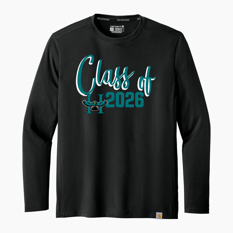Highland Hawks <span class="pdp-name-mascot">Highland Hawks</span> Carhartt Men's Force Sun Defender Long Sleeve T-Shirt