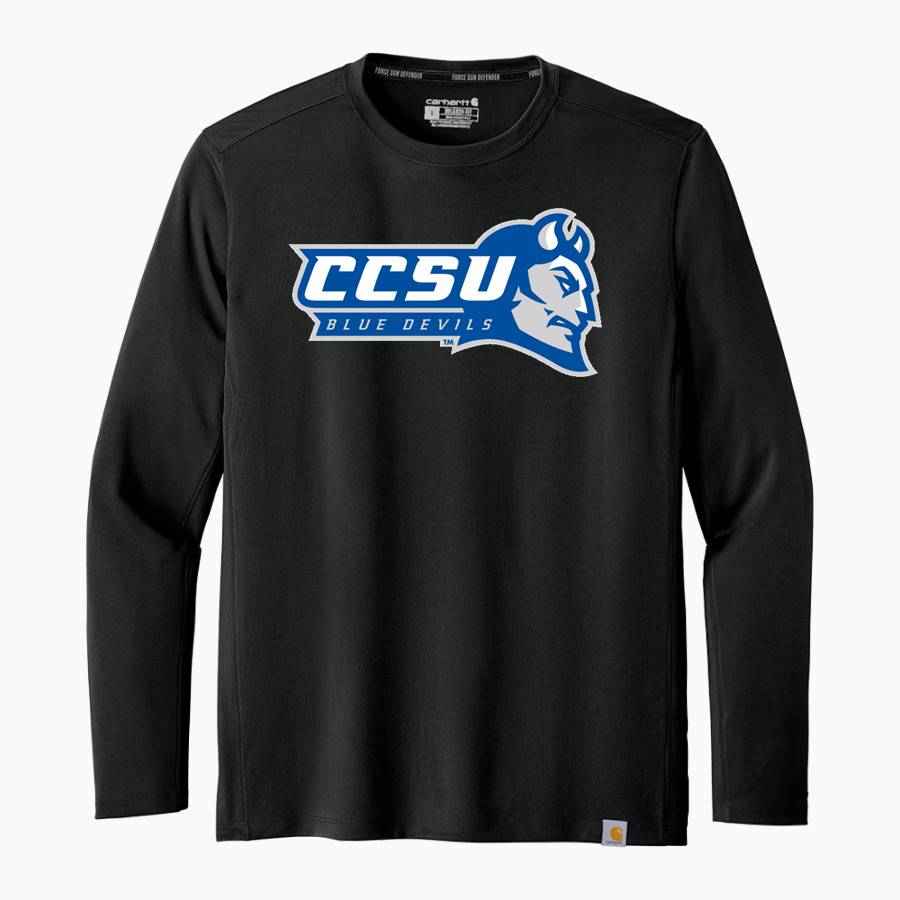 CCSU Blue Devils Carhartt Men's Force Sun Defender Long Sleeve T-Shirt