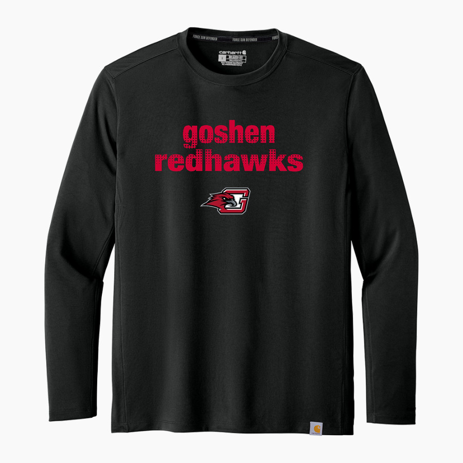 Goshen RedHawks <span class="pdp-name-mascot">Goshen RedHawks</span> Carhartt Men's Force Sun Defender Long Sleeve T-Shirt