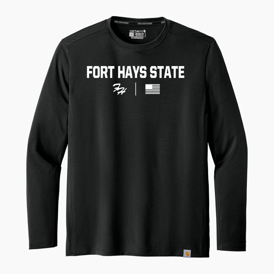 Fort Hays State University Tigers Carhartt Men's Force Sun Defender Long Sleeve T-Shirt