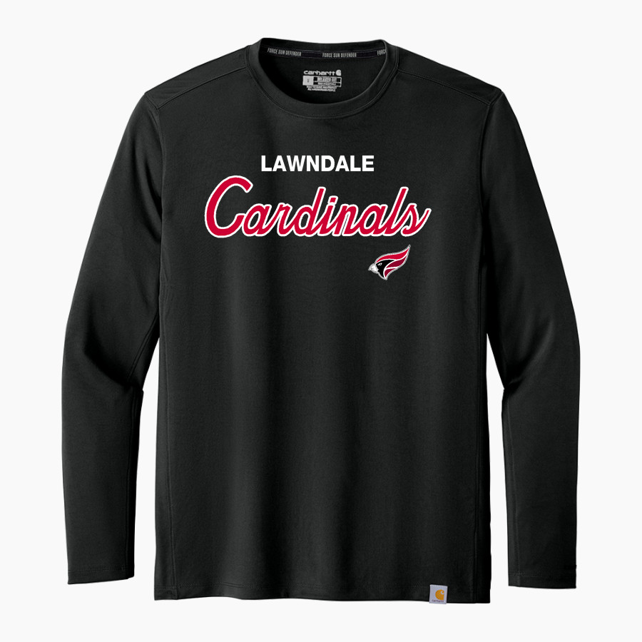 LAWNDALE HIGH SCHOOL CARDINALS <span class="pdp-name-mascot">LAWNDALE CARDINALS</span> Carhartt Men's Force Sun Defender Long Sleeve T-Shirt