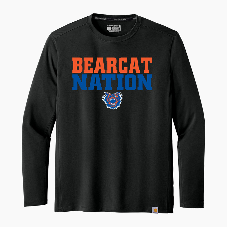 CHRISTOPHER HIGH SCHOOL BEARCATS <span class="pdp-name-mascot">CHRISTOPHER BEARCATS</span> Carhartt Men's Force Sun Defender Long Sleeve T-Shirt