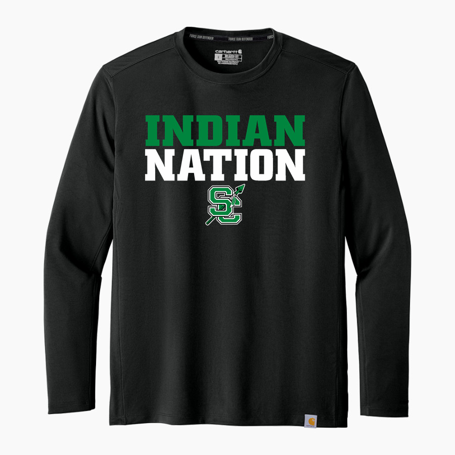 SEMINOLE COUNTY HIGH SCHOOL INDIANS <span class="pdp-name-mascot">SEMINOLE COUNTY INDIANS</span> Carhartt Men's Force Sun Defender Long Sleeve T-Shirt