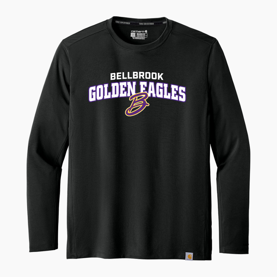 BELLBROOK GOLDEN EAGLES The Official Online Store <span class="pdp-name-mascot">BELLBROOK GOLDEN EAGLES</span> Carhartt Men's Force Sun Defender Long Sleeve T-Shirt