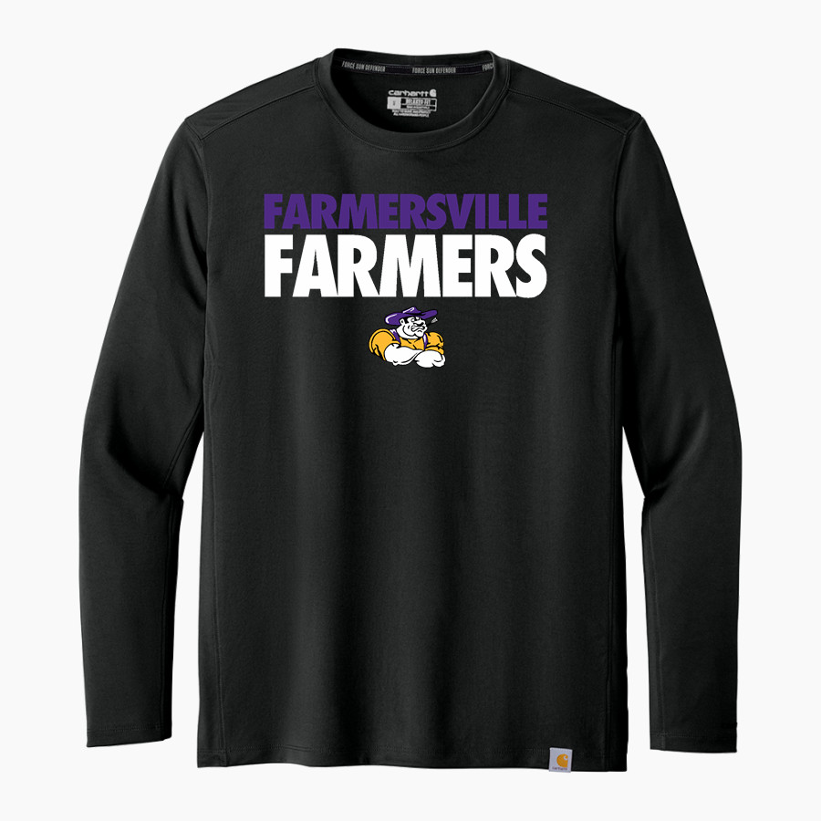 Farmersville Farmers <span class="pdp-name-mascot">Farmersville Farmers</span> Carhartt Men's Force Sun Defender Long Sleeve T-Shirt