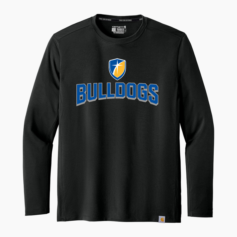 MDCA Bulldogs The Official Online Store Carhartt Men's Force Sun Defender Long Sleeve T-Shirt