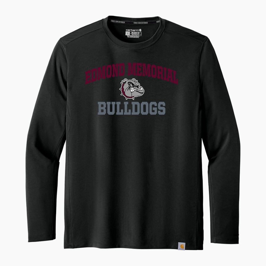 EDMOND MEMORIAL HIGH SCHOOL BULLDOGS <span class="pdp-name-mascot">EDMOND MEMORIAL BULLDOGS</span> Carhartt Men's Force Sun Defender Long Sleeve T-Shirt