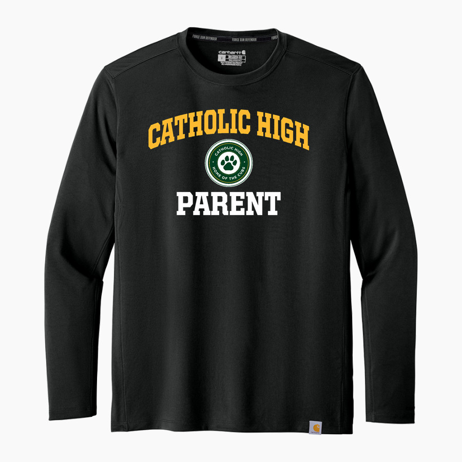 Catholic High home of the Cubs <span class="pdp-name-mascot">Catholic High Cubs</span> Carhartt Men's Force Sun Defender Long Sleeve T-Shirt