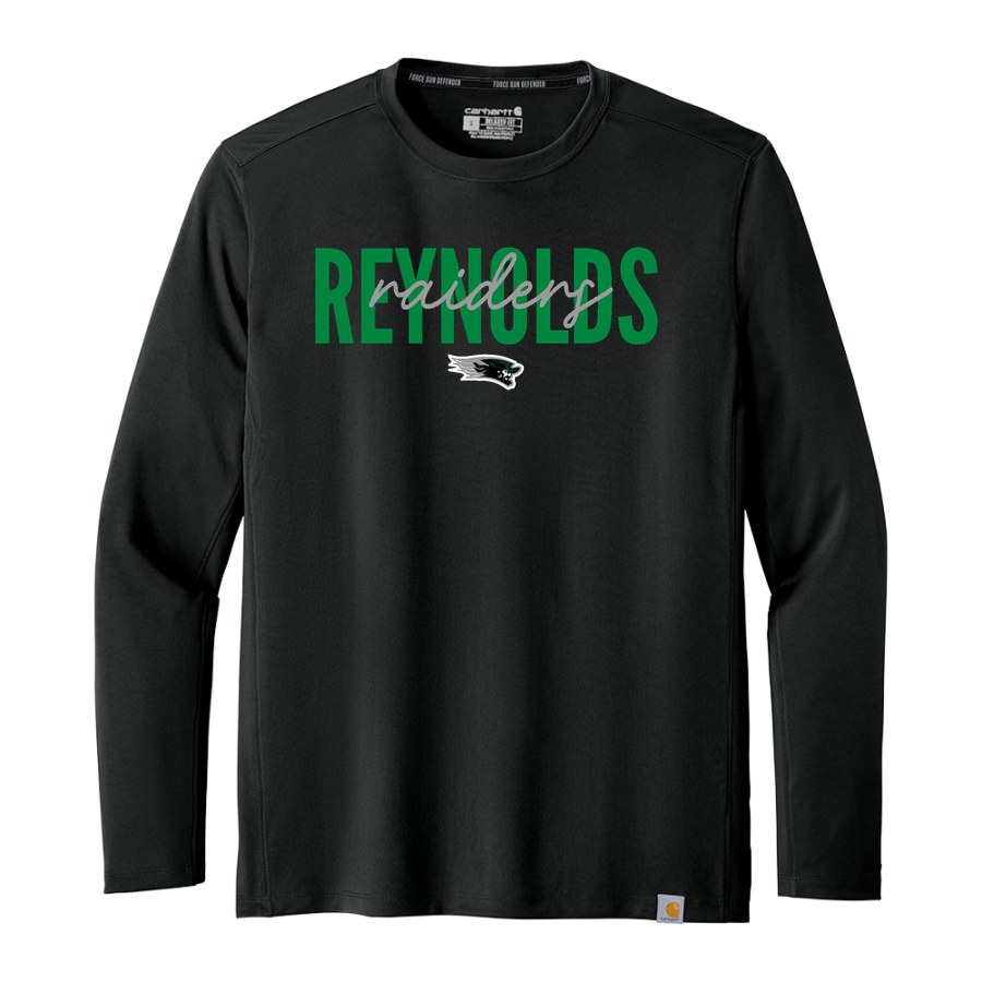 REYNOLDS HIGH SCHOOL RAIDERS <span class="pdp-name-mascot">REYNOLDS RAIDERS</span> Carhartt Men's Force Sun Defender Long Sleeve T-Shirt