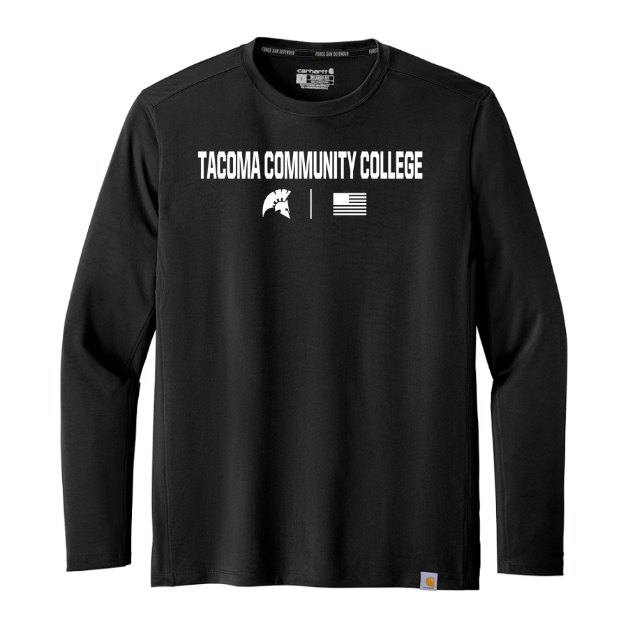 Tacoma Community College Titans <span class="pdp-name-mascot">Tacoma Community College Titans</span> Carhartt Men's Force Sun Defender Long Sleeve T-Shirt