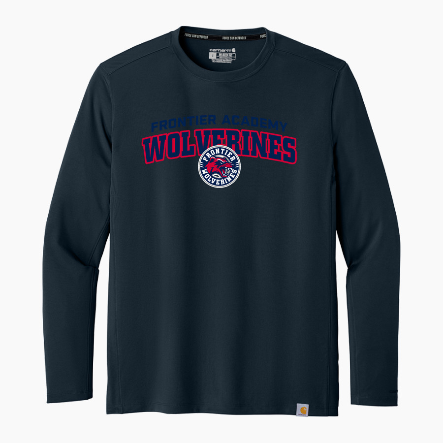 Frontier Academy Wolverines <span class="pdp-name-mascot">Frontier Academy Wolverines</span> Carhartt Men's Force Sun Defender Long Sleeve T-Shirt