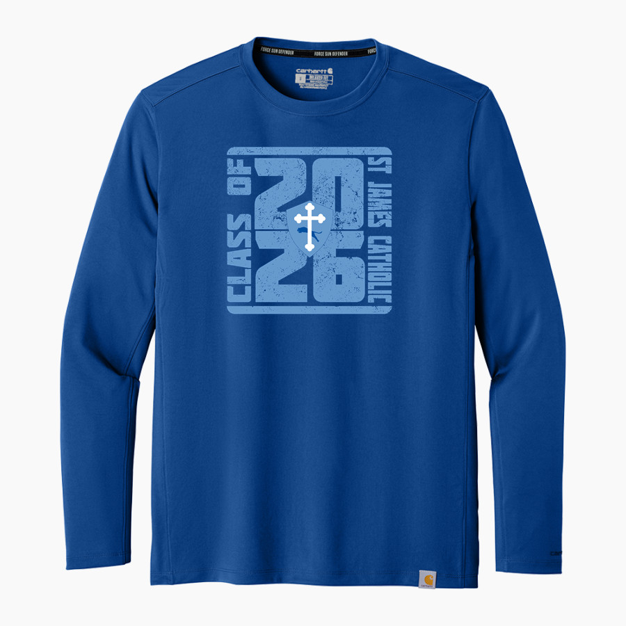 St James Catholic Catholic School <span class="pdp-name-mascot">St James Catholic Catholic School</span> Carhartt Men's Force Sun Defender Long Sleeve T-Shirt