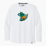 Delta College Pioneers Carhartt Men's Force Sun Defender Long Sleeve T-Shirt Front Thumbnail