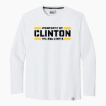 CLINTON HIGH SCHOOL YELLOWJACKETS Carhartt Men's Force Sun Defender Long Sleeve T-Shirt Front Thumbnail