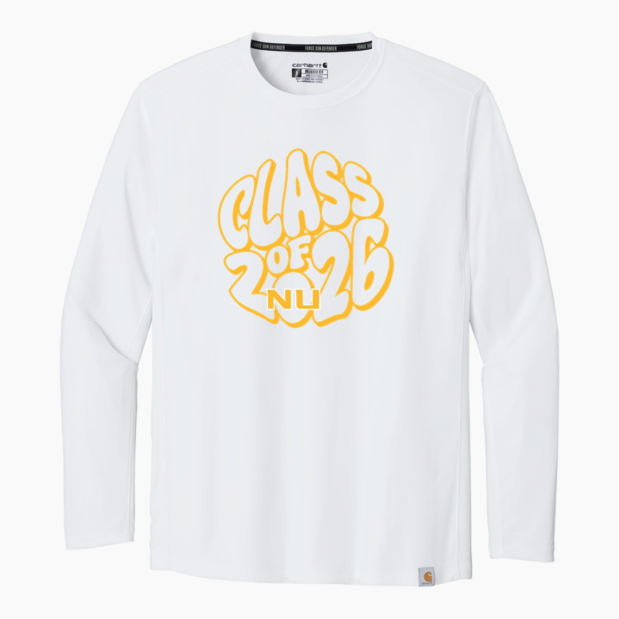 Northwest University Eagles Online Store Carhartt Men's Force Sun Defender Long Sleeve T-Shirt