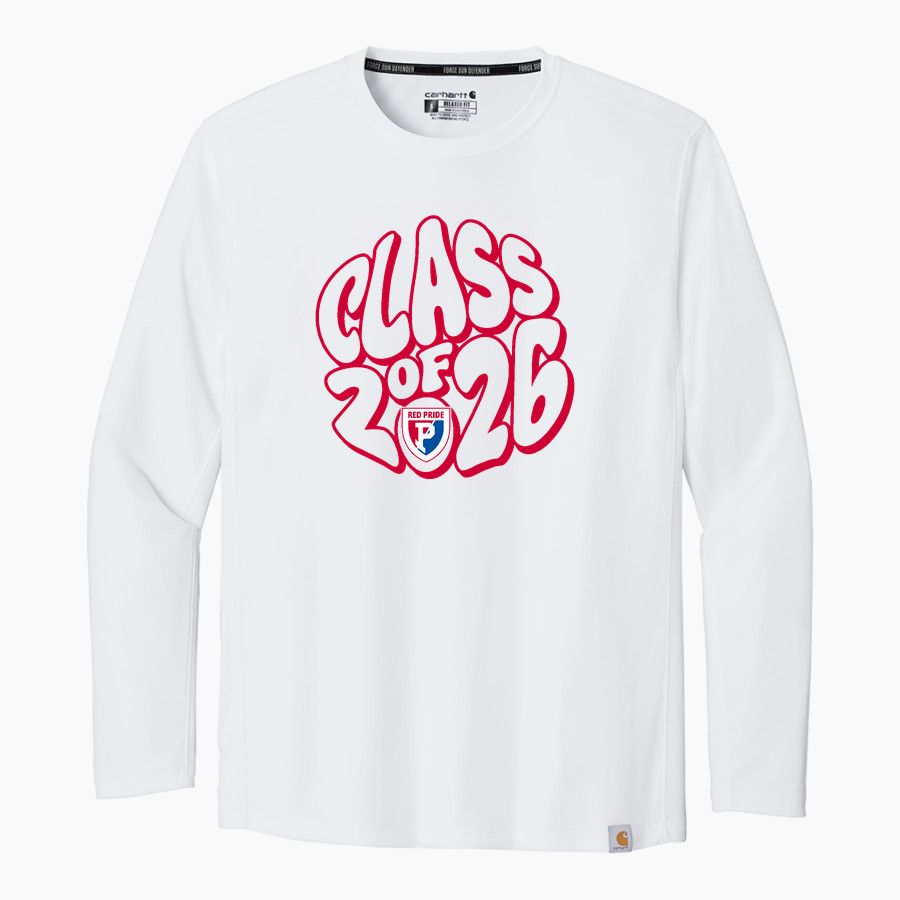 Plainfield Quakers <span class="pdp-name-mascot">Plainfield Quakers</span> Carhartt Men's Force Sun Defender Long Sleeve T-Shirt