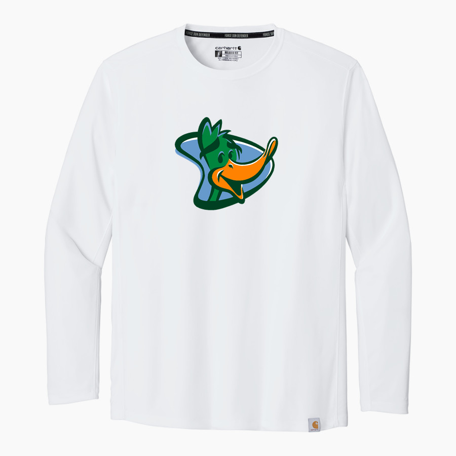 Delta College Pioneers Carhartt Men's Force Sun Defender Long Sleeve T-Shirt