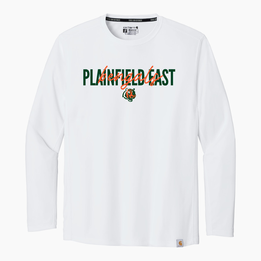 Plainfield East Bengals Carhartt Men's Force Sun Defender Long Sleeve T-Shirt