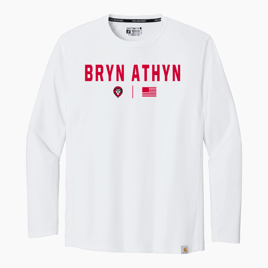 Bryn Athyn College The Official Store of the Lions <span class="pdp-name-mascot">Bryn Athyn College Lions</span> Carhartt Men's Force Sun Defender Long Sleeve T-Shirt