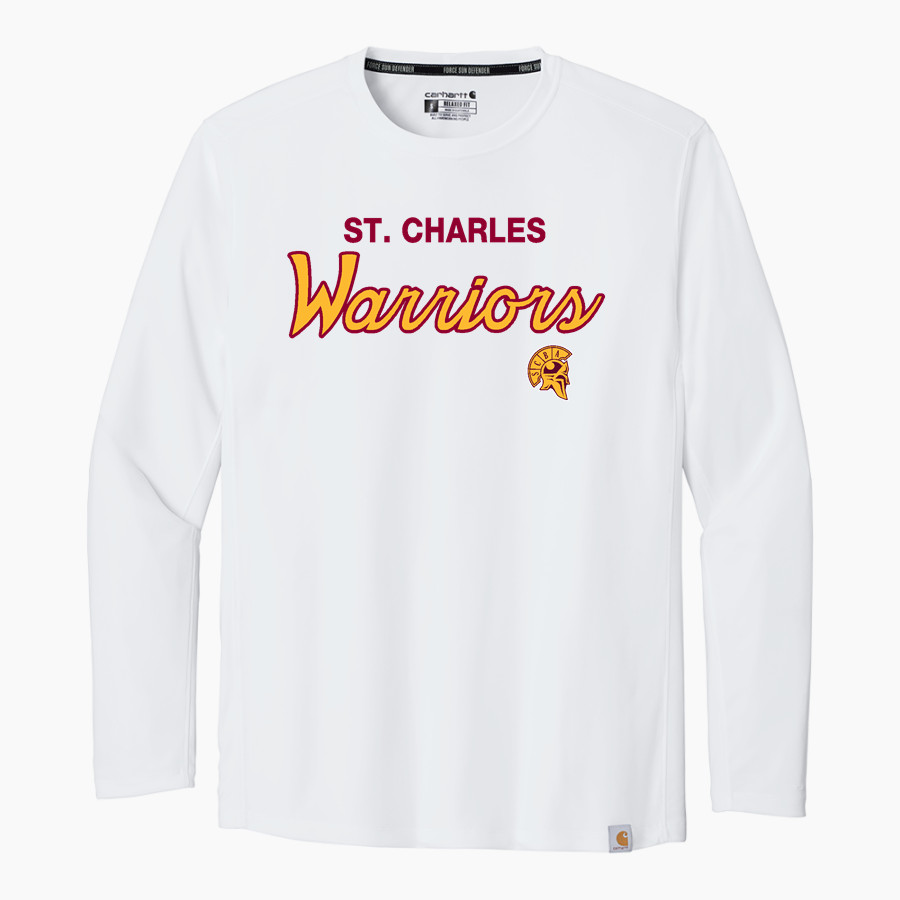 St. Charles Warriors Carhartt Men's Force Sun Defender Long Sleeve T-Shirt