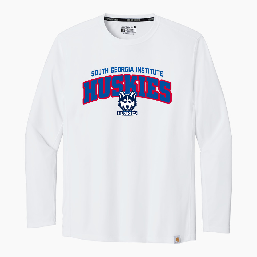 SOUTH GEORGIA INSTITUTE Huskies <span class="pdp-name-mascot">SOUTH GEORGIA INSTITUTE Huskies</span> Carhartt Men's Force Sun Defender Long Sleeve T-Shirt
