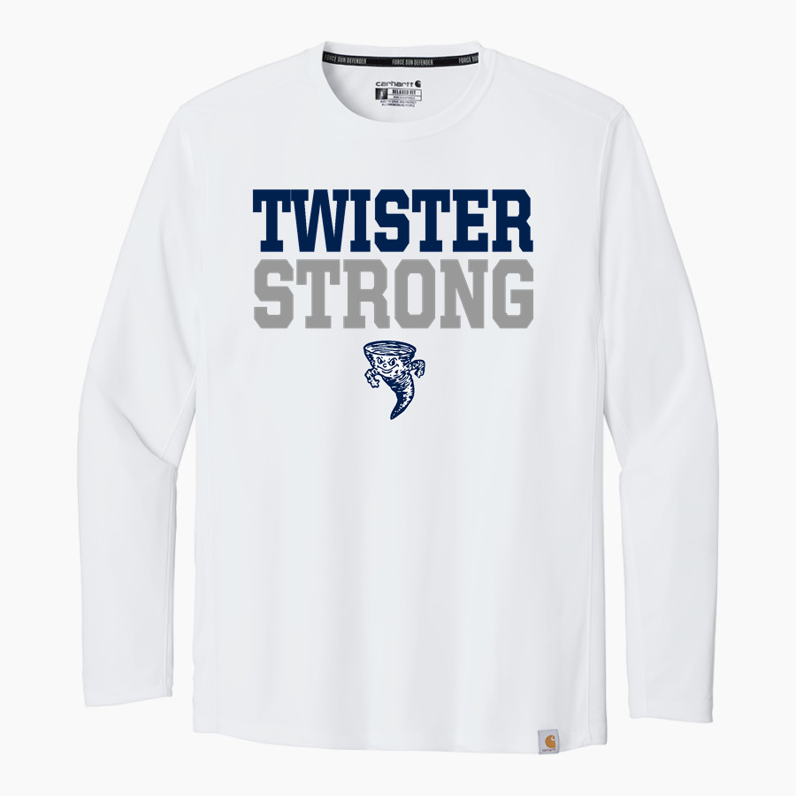 OLDENBURG ACADEMY TWISTERS Carhartt Men's Force Sun Defender Long Sleeve T-Shirt