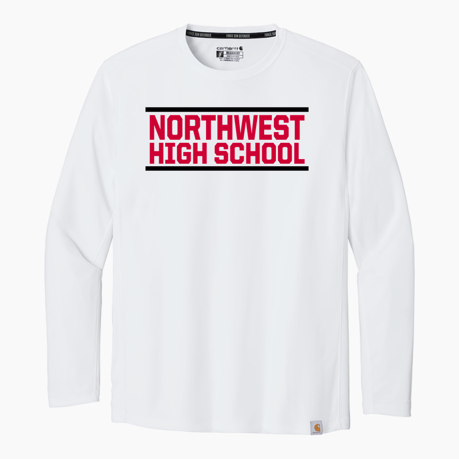 Northwest Mounties Carhartt Men's Force Sun Defender Long Sleeve T-Shirt