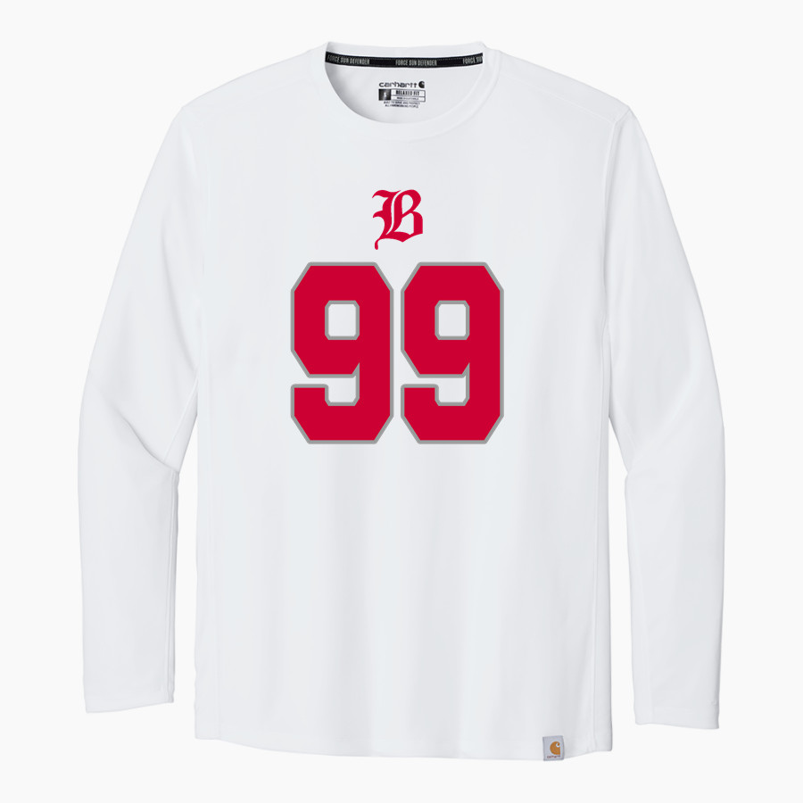 Baylor School Red Raiders Carhartt Men's Force Sun Defender Long Sleeve T-Shirt