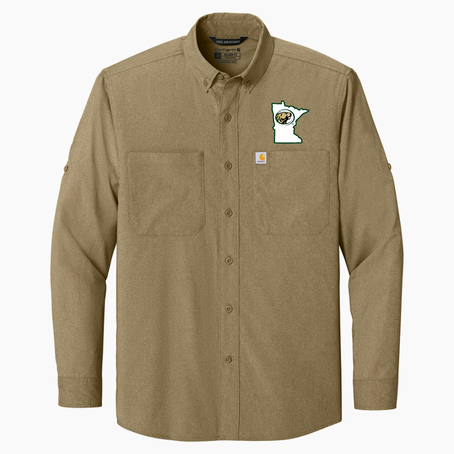 Bemidji State Athletics Carhartt Men's Force Sun Defender Long Sleeve Shirt