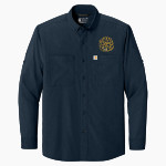 Eastside Prep Eagles Carhartt Men's Force Sun Defender Long Sleeve Shirt Front Thumbnail