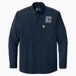 Manhattan Christian Thunder <span class="pdp-name-mascot">Manhattan Christian Thunder</span> Carhartt Men's Force Sun Defender Long Sleeve Shirt Front Thumbnail