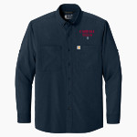 Carroll Rebels Carhartt Men's Force Sun Defender Long Sleeve Shirt Front Thumbnail