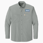 UW-Platteville PIONEERS ONLINE STORE <span class="pdp-name-mascot">UW-Platteville Pioneers</span> Carhartt Men's Force Sun Defender Long Sleeve Shirt Front Thumbnail