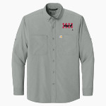 Everett Trojan Carhartt Men's Force Sun Defender Long Sleeve Shirt Front Thumbnail