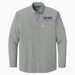 Riverton Hawks Carhartt Men's Force Sun Defender Long Sleeve Shirt Front Thumbnail
