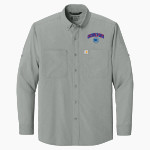 Clarkson-Leigh Patriots Carhartt Men's Force Sun Defender Long Sleeve Shirt Front Thumbnail