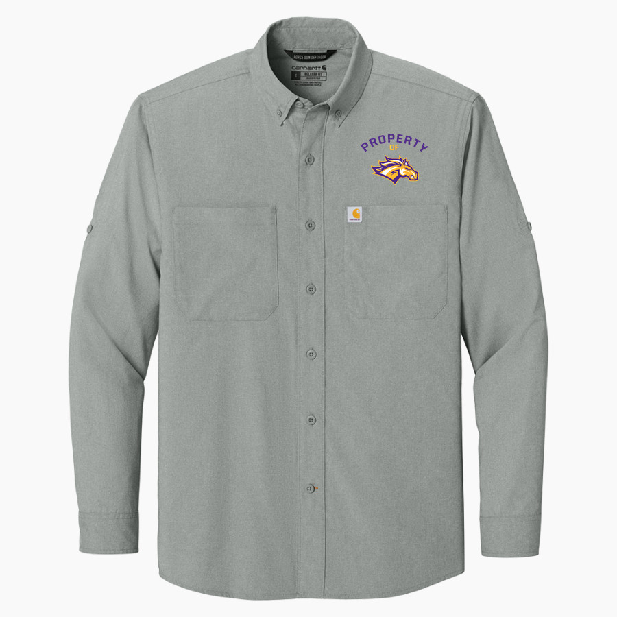 Rolling Meadows Mustangs <span class="pdp-name-mascot">Rolling Meadows High School Mustangs</span> Carhartt Men's Force Sun Defender Long Sleeve Shirt